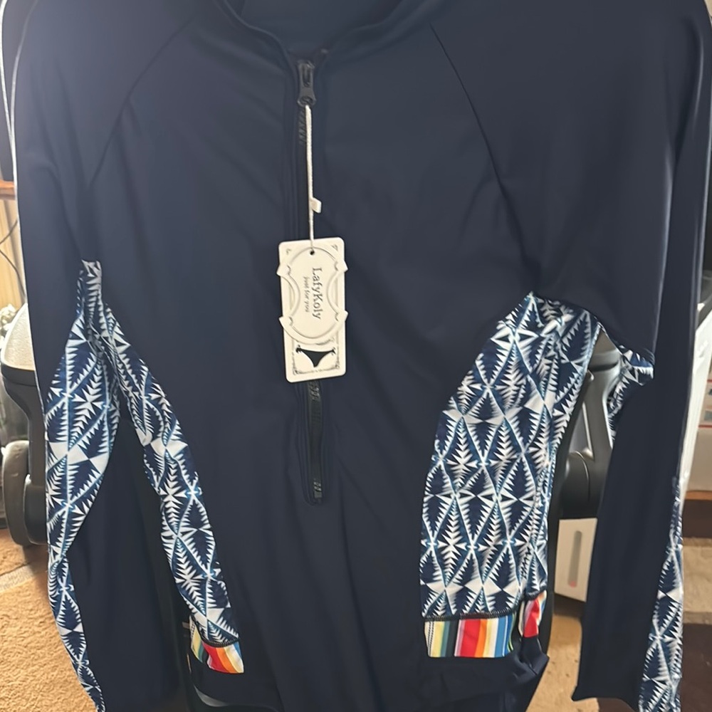 NWT Swim Navy one piece swimsuit